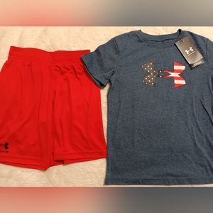 It is a red children's sports set.